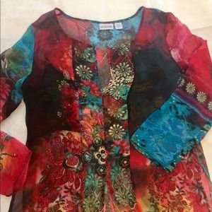 Bohemian style blouse